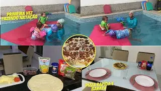 Desvendei os Segredos das Aulas de Natação da Minha Filha / fiz pizza 🍕