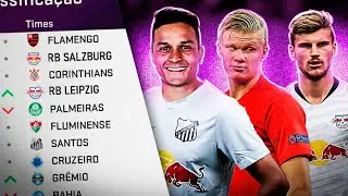 E se todos os times da RED BULL jogassem no BRASIL? PES 2020