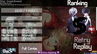 OSU! Drop-Granat (insane) 100% HD PF