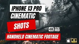 Cinematic Shots Using iPhone 13 Pro Without Gimbal | HANDHELD Cinematic Footage 4K