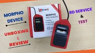 Morpho E3 Finger print Scanner | Unboxing & Review 