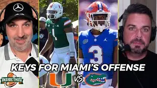What is the Biggest Key for Miami's Offense Against Florida? 🔑Cam Ward Set for Hurricanes Debut