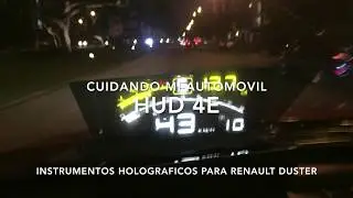 Instalacion HUD 4E OBD2 Universal en Renault Duster