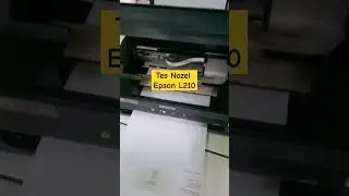 Cara Tes Nozel Epson #cpu #printer #shorts