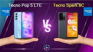 Tecno Pop 5 LTE Vs Tecno Spark 8C - Full Comparison [Full Specifications]