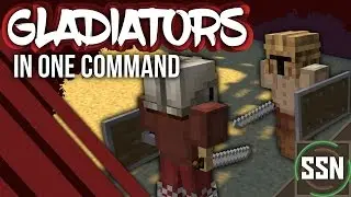 Minecraft - AI FIGHTING MINIONS | Gladiators [Two Commands]