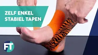 Zelf tapen om je enkel extra stabiliteit te geven » Instructie » FysioTape