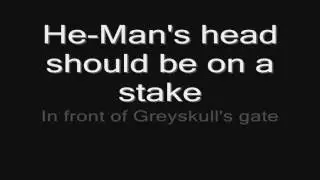 Lordi - Let's Go Slaughter He-Man (lyrics) HD