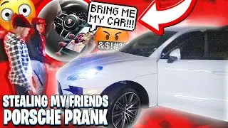 I STOLE MY FRIEND BRAND NEW PORSCHE TRUCK‼️😳**MUST WATCH**