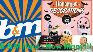 #vlogtober2024 I’ve Been To B & M what did I buy!!!!