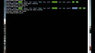 Ubuntu creating and deleting folder using terminal
