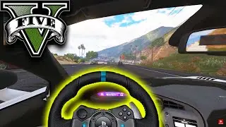 McLaren 720S in GTA 5 (Steering Wheel + Shifter) Gameplay