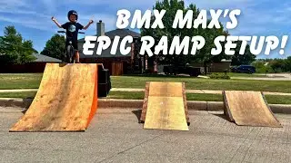 💥DIY BMX/MTB Ramps: A Look at Bmx Max's Ramp Setup!💥