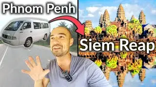 🇰🇭| BEST WAY TO GO: PHNOM PENH ➡️ SIEM REAP. FIRST IMPRESSIONS of SIEM REAP