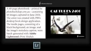 Captures 2406—A 'Lightroom' photobook of 60 captures from June 2024