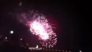Fireworks on Niagara falls 2011