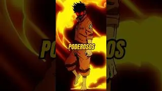 PERSONAGENS DE FOGO MAIS FORTES NOS ANIMES!!#shorts #anime