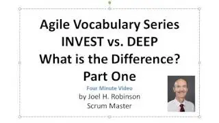 Invest vs  Deep Video part 1 Agile Vocabulary Video Feb 25 2018