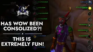 WoW got consolized?! Leveling a Hunter using a Console UI!