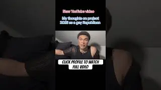 My thoughts on project 2025 as a gay Republican  #shorts#project2025#politics#donaldtrump#woke