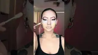 Turning Tattoo Styles in Makeup Looks: Trash Polka ☺️ #makeup #makeuptutorial #beauty #grwm #tattoo