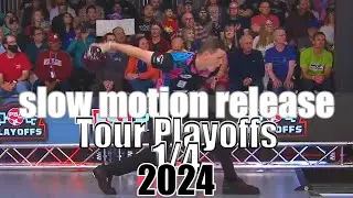 2024 Playoffs 1/4 Slow Motion Bowling Releases - PBA Bowling