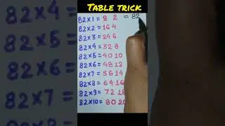#tabletrick,#mathstrick,#shorts,#youtubeshorts, #easytrick