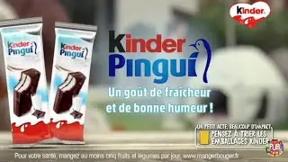 Kinder Pingui "un goût de fraîcheur et de bonne humeur !" pub 30s
