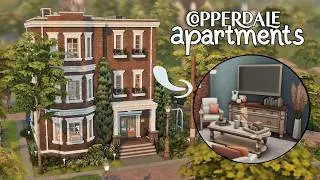 Tour 'n Talk | Copperdale Apartments 3 Units No CC Walkthrough | The Sims 4