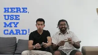 HERE, USE MY CARD!