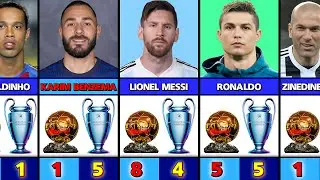 Players Who Won The Ballon d'Or And UEFA Champions League.