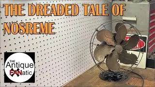 The Dreaded Tale of Nosreme  (Emerson 17666 Circa 1912)  Will It Run? Haunted Antique Fan.