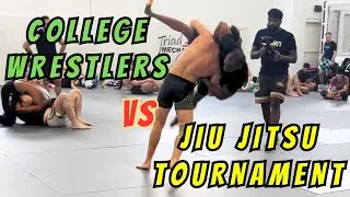 COLLEGE WRESTLERS VS JIU JITSU TOURNAMENT