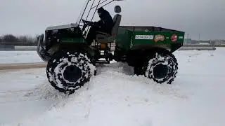 Вездеход Беляшек, Тест Драйв, Полный привод !