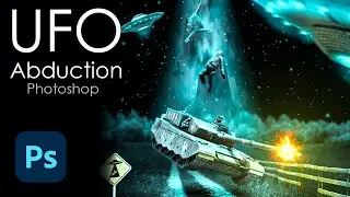 🛸 UFO Abducción Photoshop 🛸 