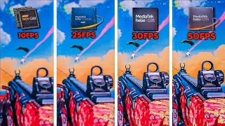 ALL MEDIATEK HELIO G Series CPU Comparison In WARZONE Mobile... 🤯