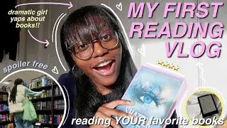 Reading Vlog | reading YOUR favorite books, five star reads