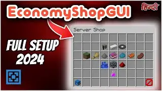 Economy Shop GUI Plugin - Full Setup 2024 | Aternos Server (Hindi)