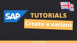 SAP - How to create a variant?