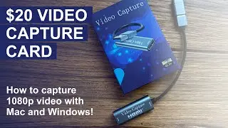 $20 USB Video Capture adapter - how to use it!
