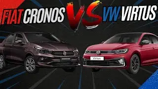 QUAL MELHOR, VW VIRTUS OU FIAT CRONOS