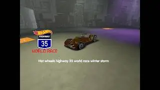 Hot wheels highway 35 world race winter storm