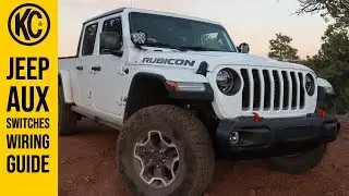 Jeep JL & Gladiator JT aux switch wiring made easy with KC HiLiTES®
