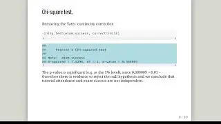 Chi-Square Test for Independence of Categorical Variables - Worked Example