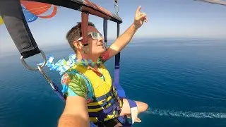 Videodreh in 100 Metern Höhe beim Parasailing über dem Meer 🌊🪂 MaximNoise Zurück ans Meer