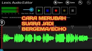 Cara rubah suara menjadi bergema/echo