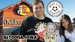 Uncle Craig And Steph Day Plus Livy  in Altoona, Iowa | Bass Pro Shop | Brick & Ivy Restaurant