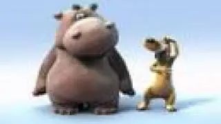 happy hippo