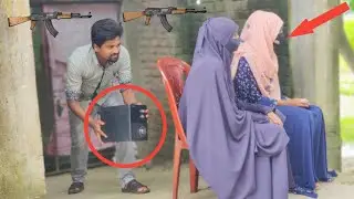 Fake Firing Gun Prank Fake G-U-N Shot Prank On Public Reaction Awesome Reaction / FuN TV PranK