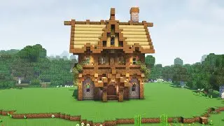 Minecraft How to Build Medieval Tavern